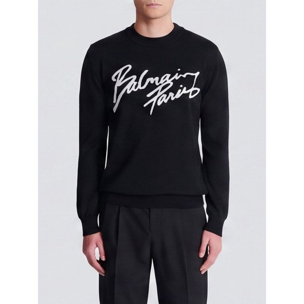 Balmain Sweater Men Black
